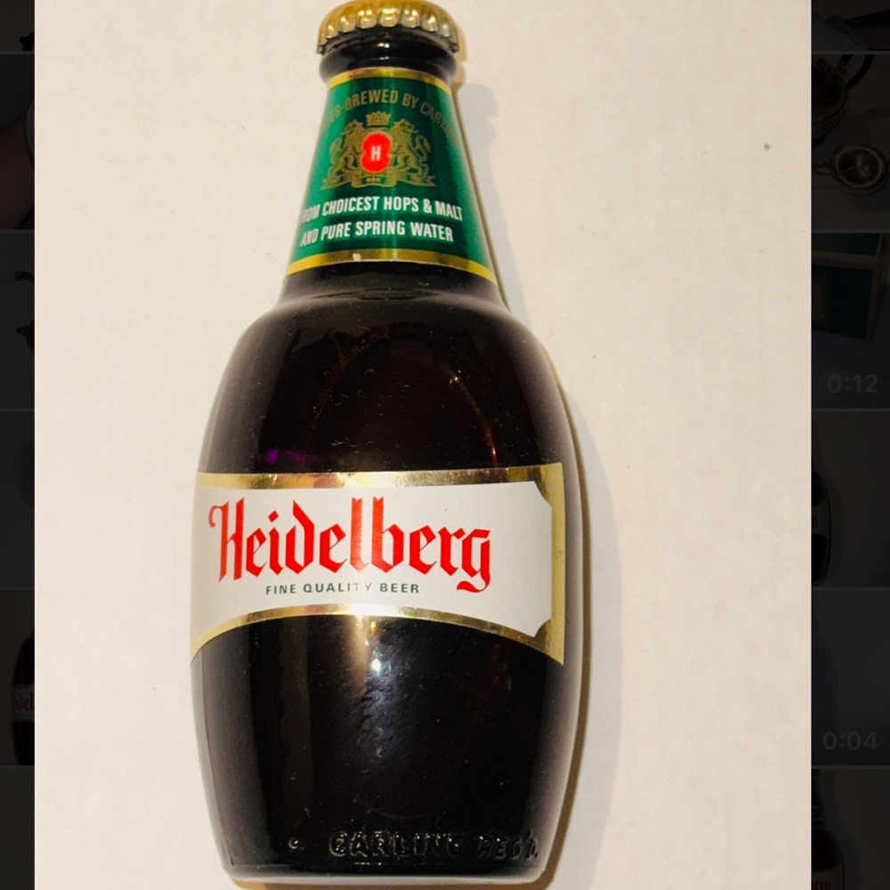Unopened 50+ Year Old Heidelberg Beer Bottle (1 of 7)